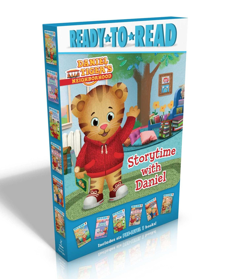 Storytime with Daniel (Boxed Set): Thank You Day; Friends Help Each Other; Daniel Plays Ball; Daniel Goes Out for Dinner; Daniel Feels Left Out; Daniel Visits the Library (Daniel Tiger's Neighborhood) book cover by Various