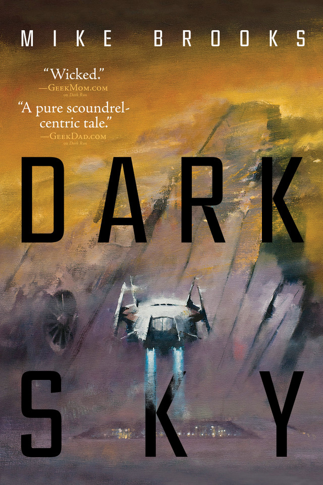 Dark Sky (Keiko) book cover by Mike Brooks