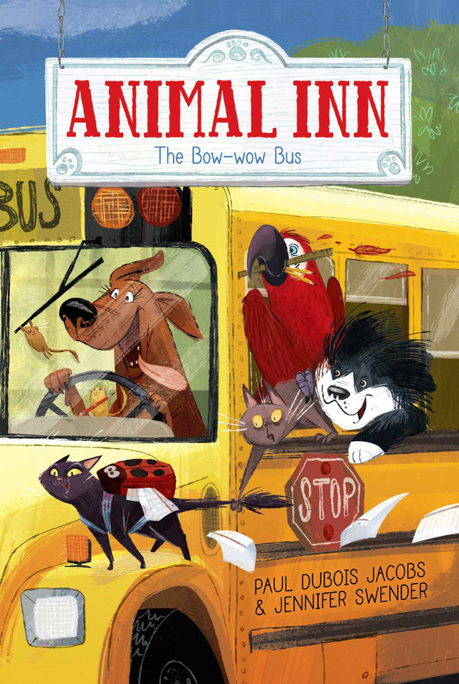 The Bow-wow Bus (Animal Inn) book cover by Paul DuBois Jacobs, Jennifer Swender