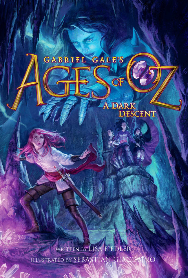 A Dark Descent (Ages of Oz) book cover by Lisa Fiedler