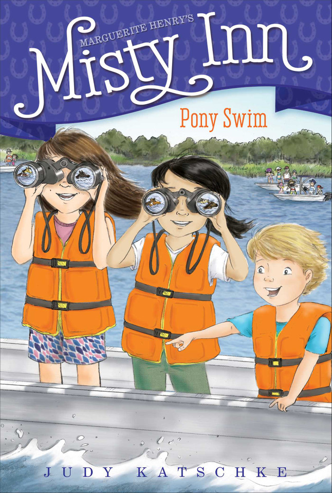 Pony Swim (Marguerite Henry's Misty Inn) book cover by Judy Katschke