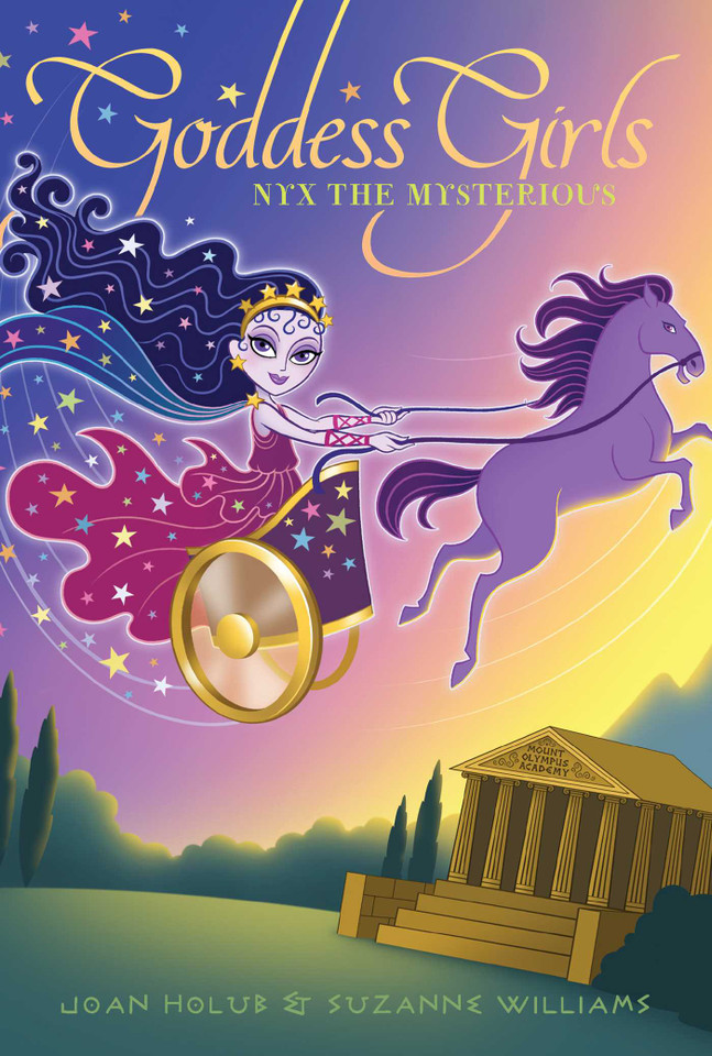 Nyx the Mysterious (Goddess Girls) book cover by Joan Holub, Suzanne Williams