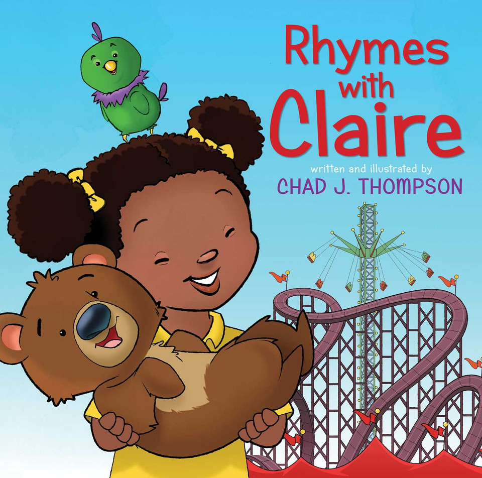 Rhymes with Claire book cover by Chad J. Thompson