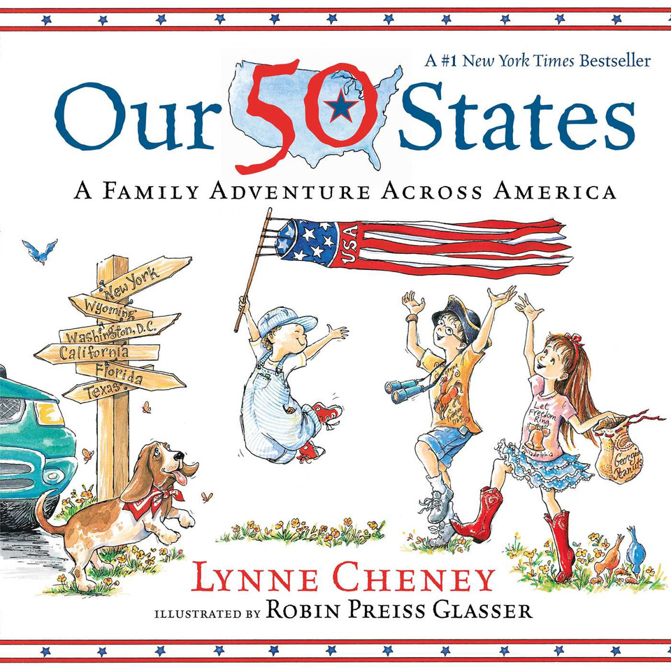 Our 50 States: A Family Adventure Across America book cover by Lynne Cheney