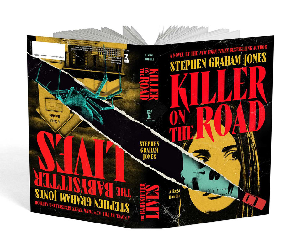 Killer on the Road / The Babysitter Lives (Saga Doubles) book cover by Stephen Graham Jones