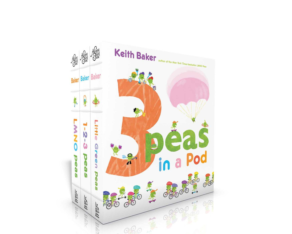 3 Peas in a Pod (Boxed Set): LMNO Peas; 1-2-3 Peas; Little Green Peas (The Peas Series) book cover by Keith Baker