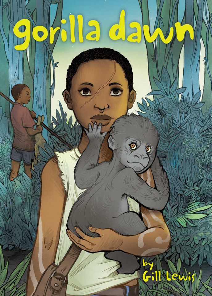 Gorilla Dawn book cover by Gill Lewis