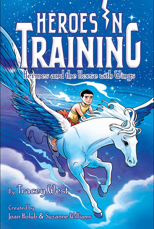 Hermes and the Horse with Wings (Heroes in Training) book cover by Tracey West