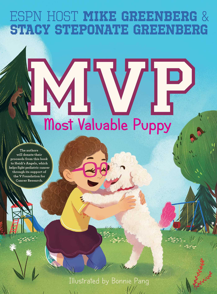 MVP: Most Valuable Puppy book cover by Mike Greenberg, Stacy Steponate Greenberg