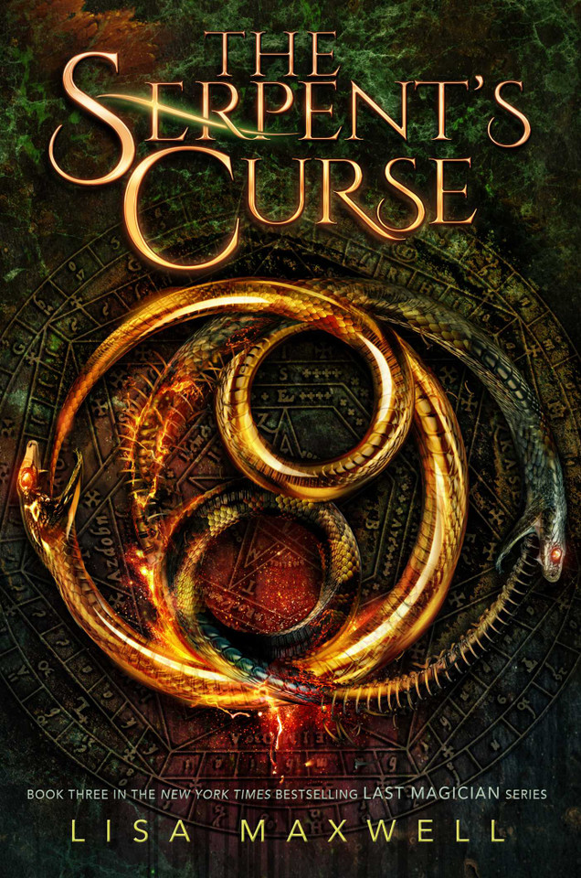 The Serpent's Curse (The Last Magician) book cover by Lisa Maxwell