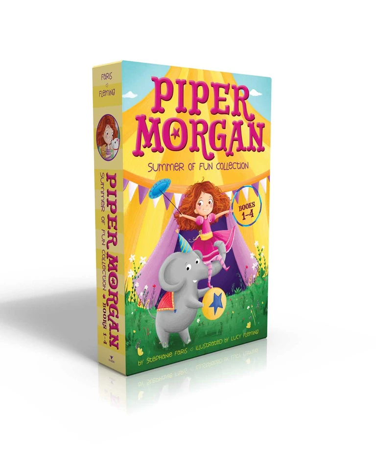 Piper Morgan Summer of Fun Collection Books 1-4 (Boxed Set): Piper Morgan Joins the Circus; Piper Morgan in Charge!; Piper Morgan to the Rescue; Piper Morgan Makes a Splash (Piper Morgan) book cover by Stephanie Faris