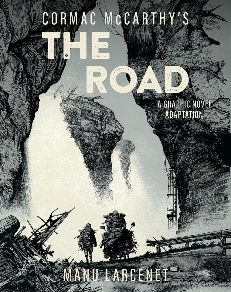 The Road: A Graphic Novel Adaptation book cover by Cormac McCarthy