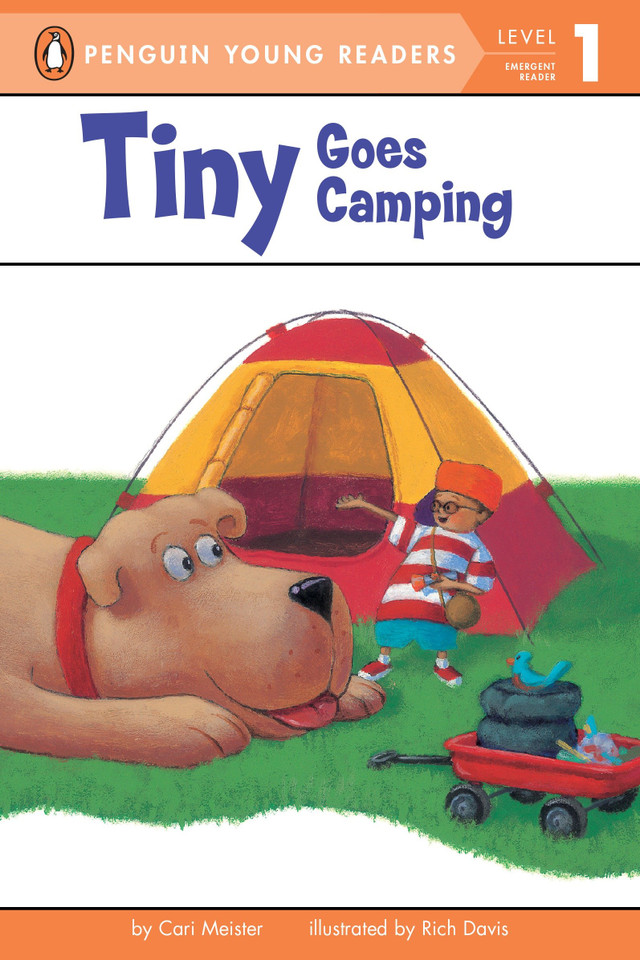 Tiny Goes Camping (Tiny) book cover by Cari Meister