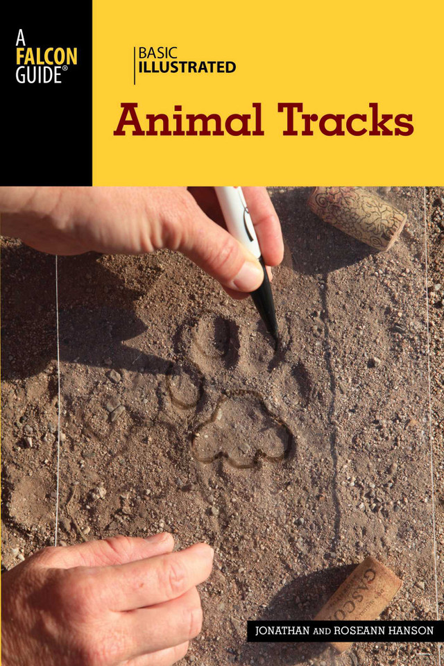 Basic Illustrated Animal Tracks (Basic Illustrated Series) book cover by Jonathan Hanson, Roseann Hanson