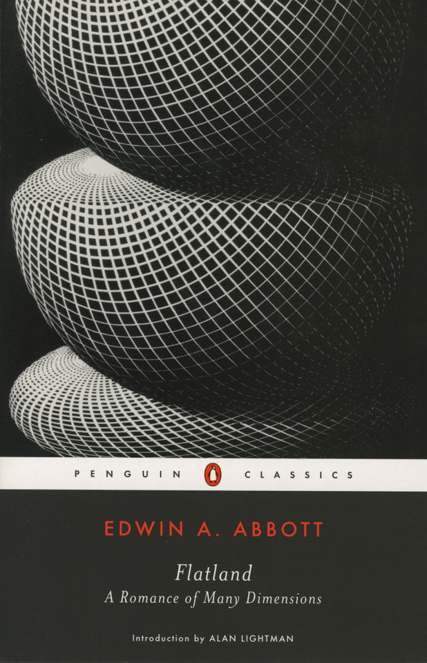 Flatland: A Romance in Many Dimensions book cover by Edwin A. Abbott