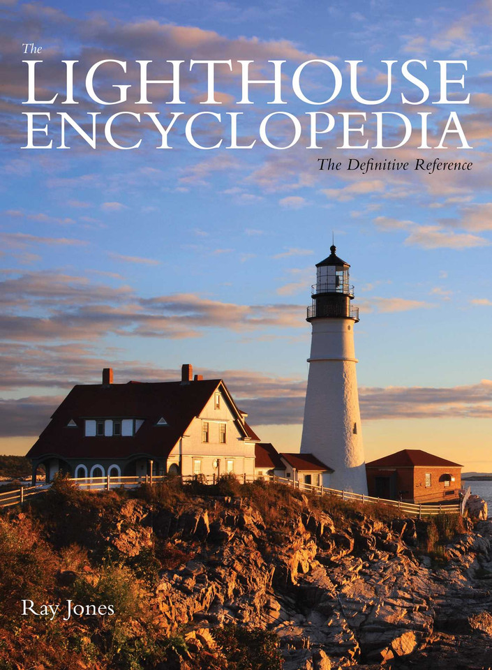 Lighthouse Encyclopedia: The Definitive Reference book cover by Ray Jones