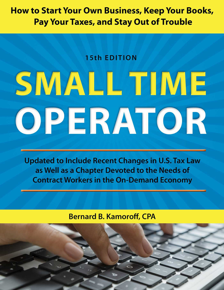 Small Time Operator: How to Start Your Own Business, Keep Your Books, Pay Your Taxes, and Stay Out of Trouble book cover by Bernard B. Kamoroff