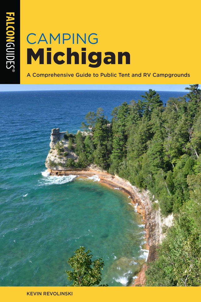 Camping Michigan (State Camping Series) book cover by Kevin Revolinski