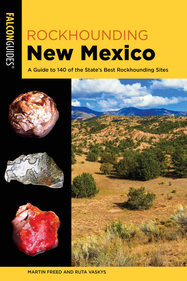 Rockhounding New Mexico (Rockhounding Series) book cover by Martin Freed, Ruta Vaskys