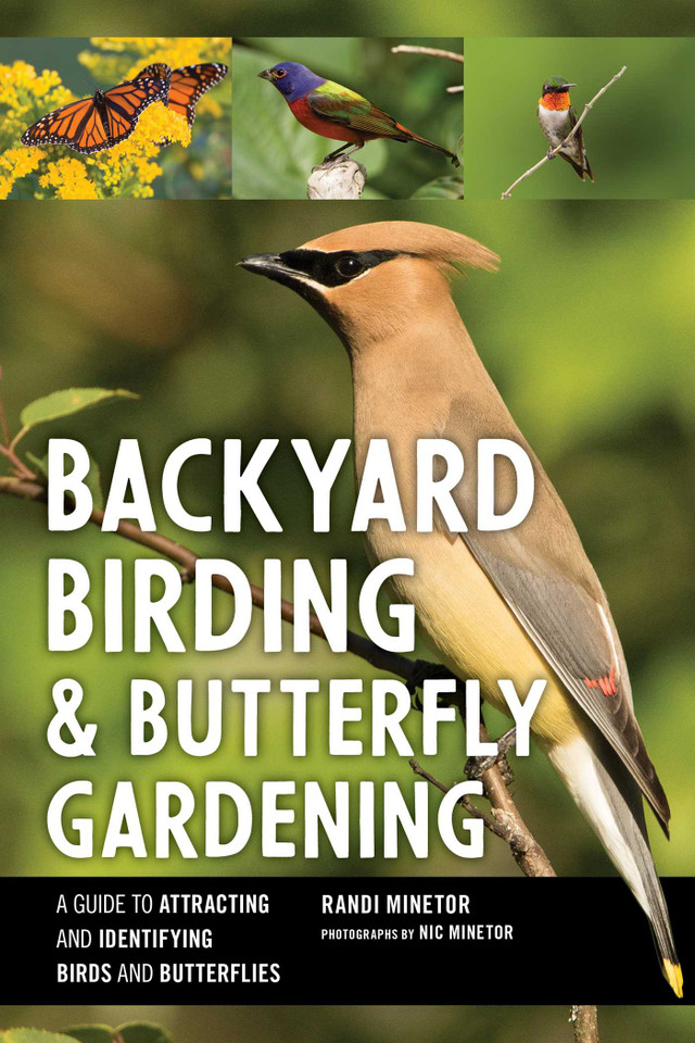 Backyard Birding and Butterfly Gardening book cover by Randi Minetor