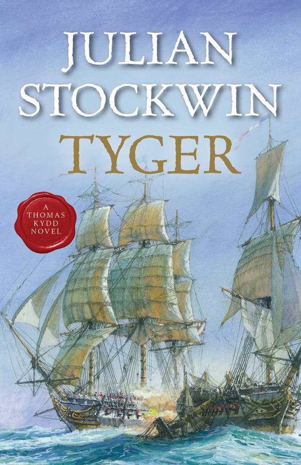 Tyger book cover by Julian Stockwin