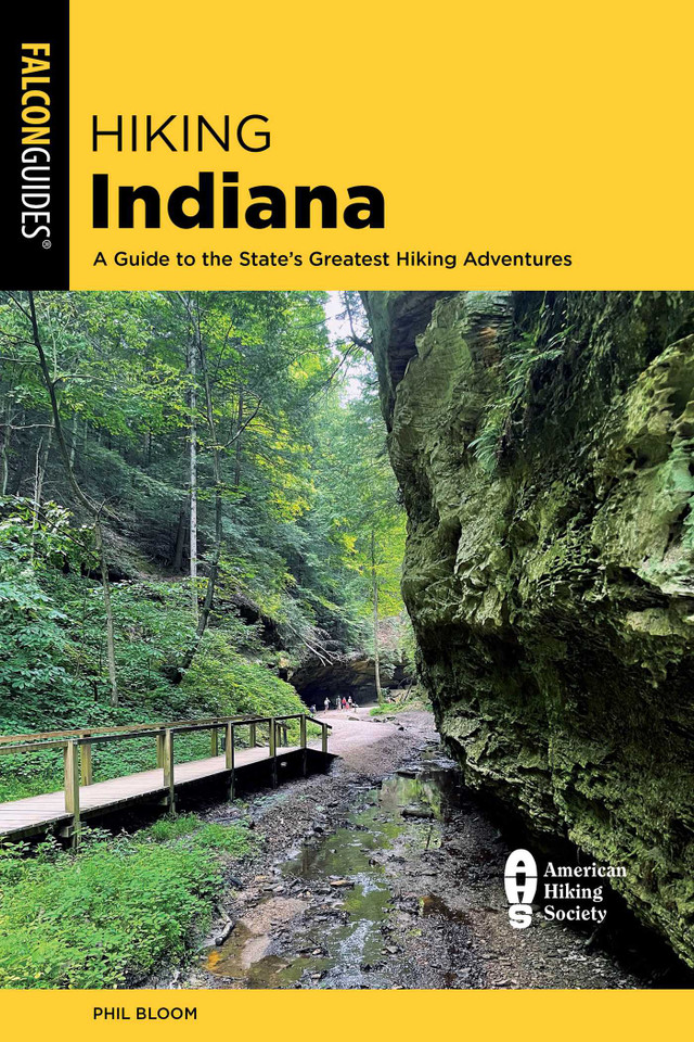 Hiking Indiana (State Hiking Guides Series) book cover by Phil Bloom