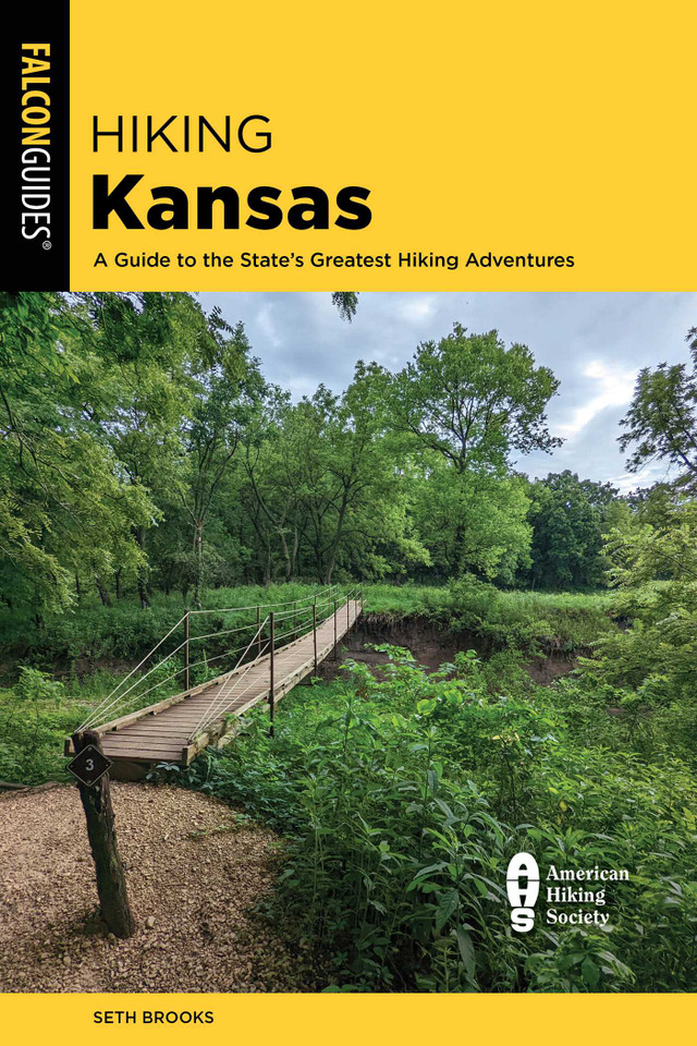 Hiking Kansas (State Hiking Guides Series) book cover by Seth Brooks