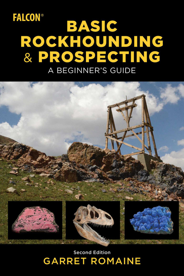 Basic Rockhounding and Prospecting (Rockhounding Series) book cover by Garret Romaine