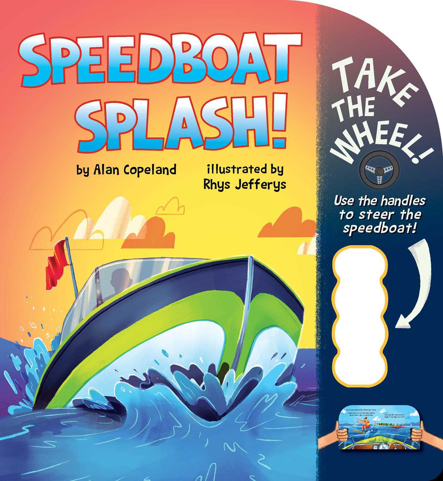 Speedboat Splash! (Take the Wheel!) book cover by Alan Copeland