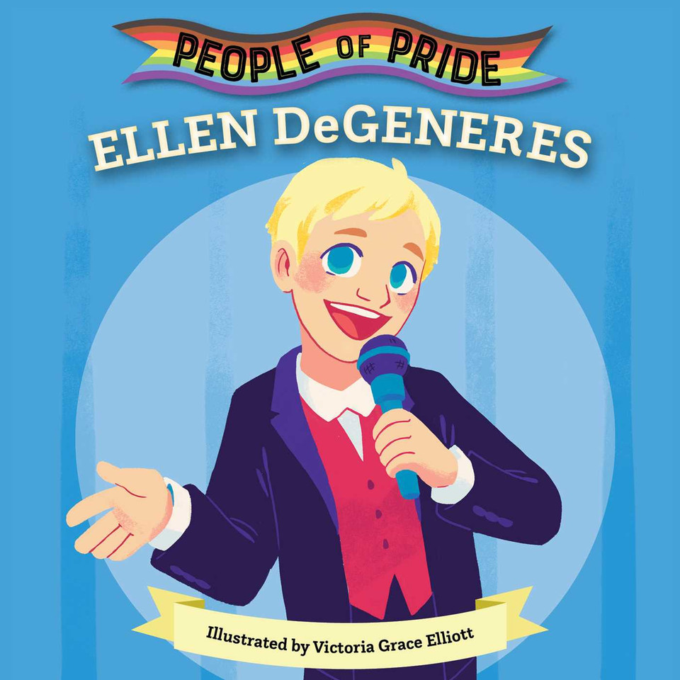 Ellen DeGeneres (People of Pride) book cover by Little Bee Books