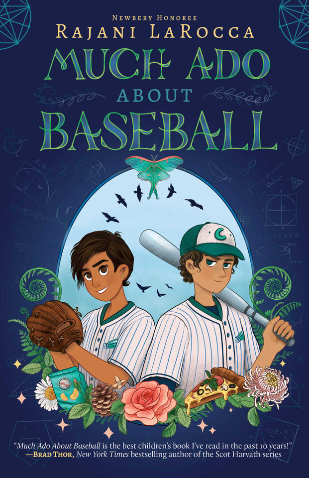 Much Ado About Baseball book cover by Rajani LaRocca