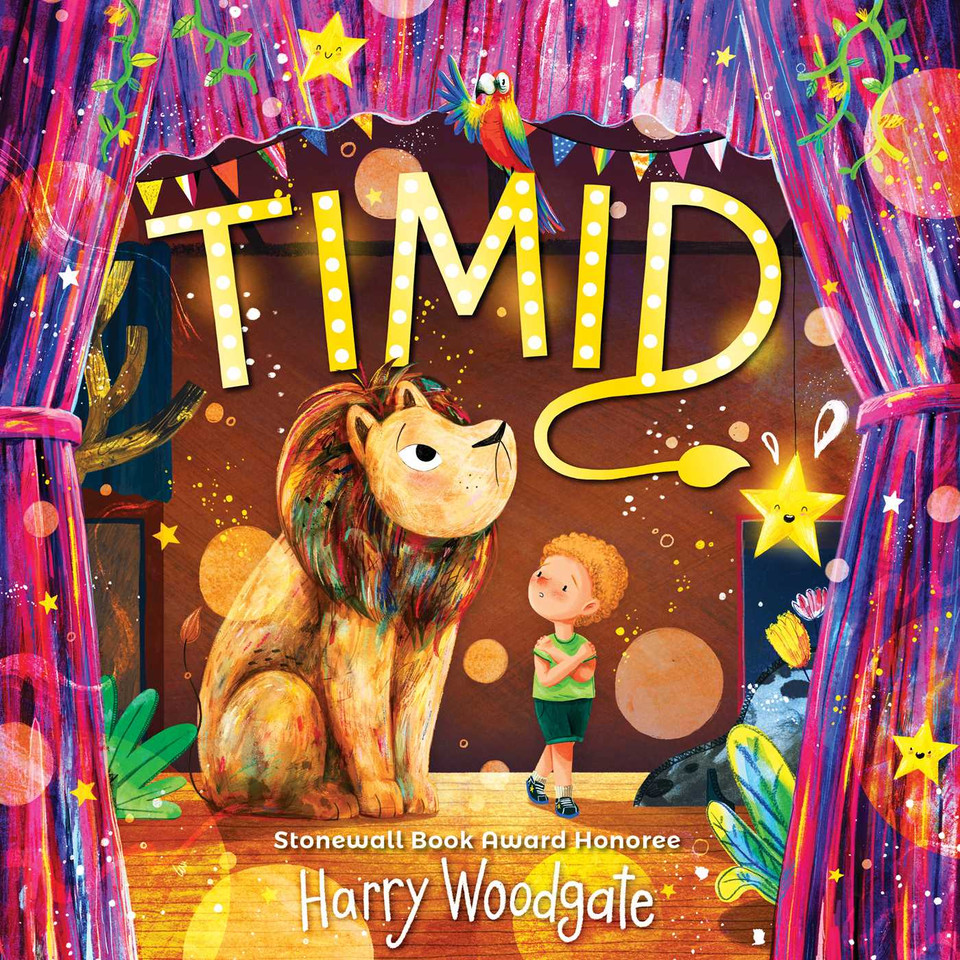 Timid book cover by Harry Woodgate