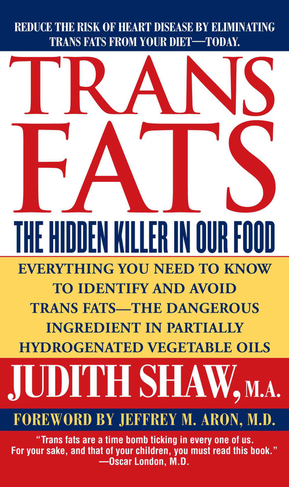 Trans Fats book cover by Judith Shaw