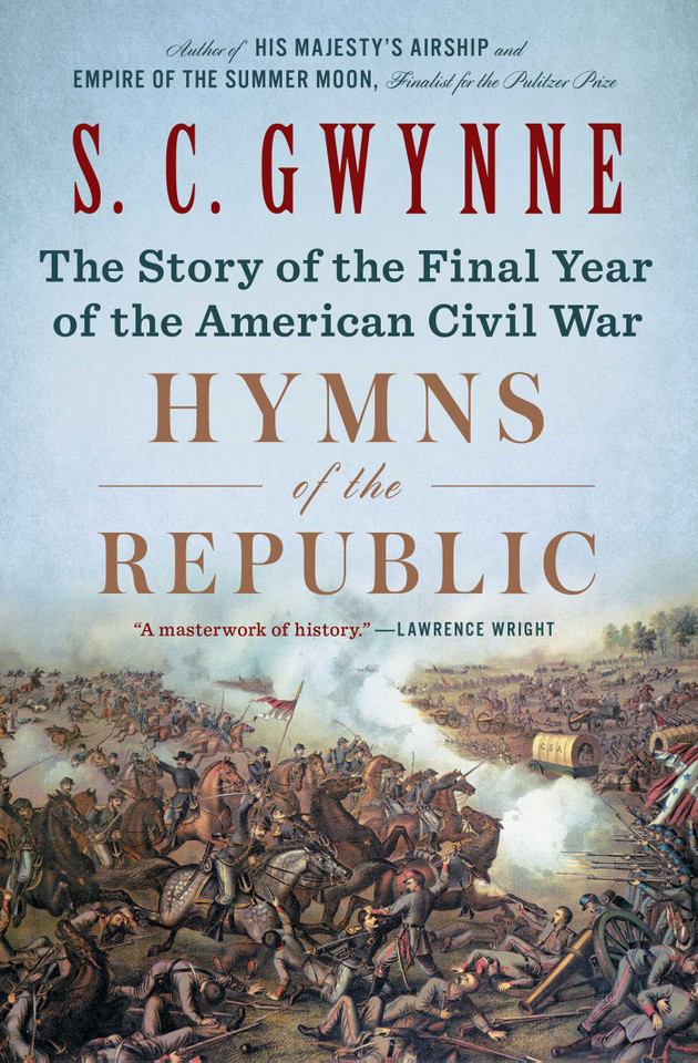 Hymns of the Republic: The Story of the Final Year of the American Civil War book cover by S. C.  Gwynne