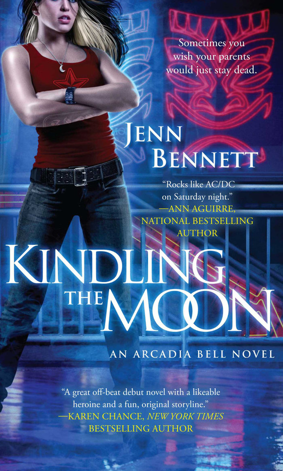 Kindling the Moon: An Arcadia Bell Novel (The Arcadia Bell series) book cover by Jenn Bennett