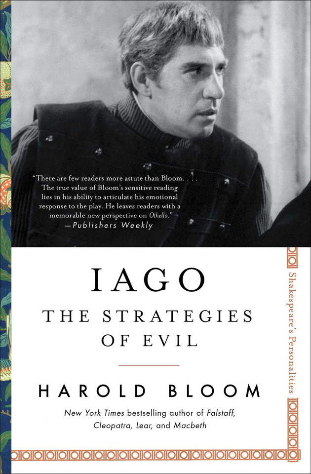 Iago: The Strategies of Evil (Shakespeare's Personalities) book cover by Harold Bloom