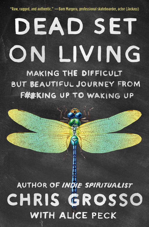 Dead Set on Living: Making the Difficult but Beautiful Journey from F#*king Up to Waking Up book cover by Chris Grosso