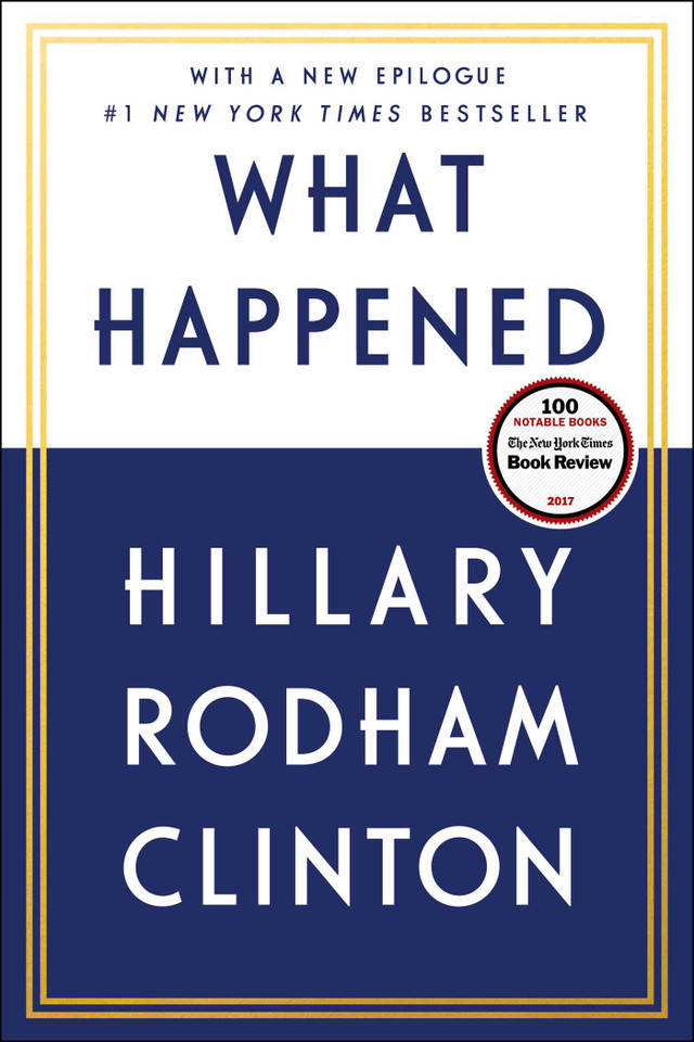 What Happened book cover by Hillary Rodham Clinton