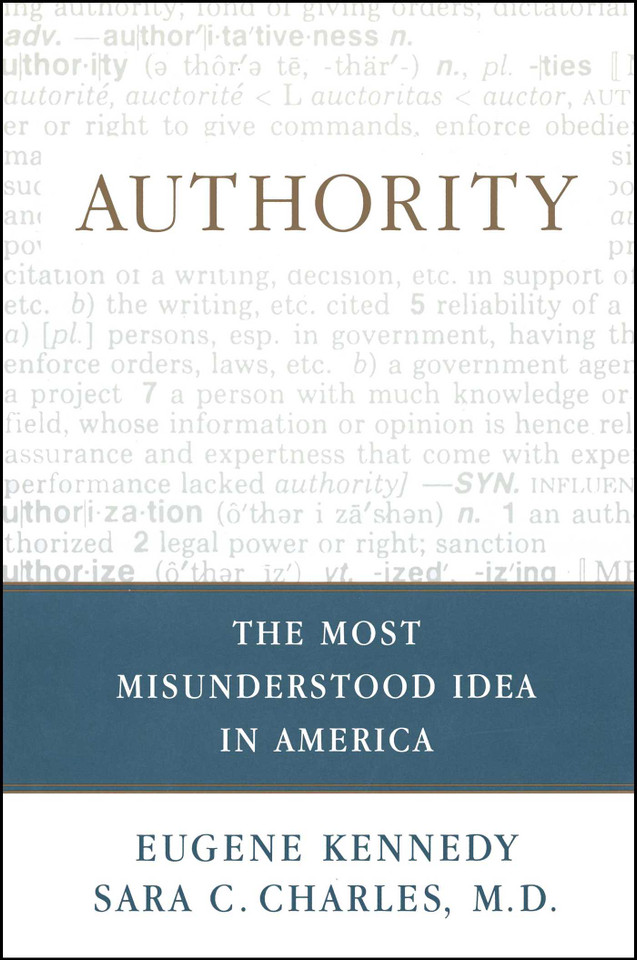 Authority book cover by Eugene Kennedy, Sarah C. Charles
