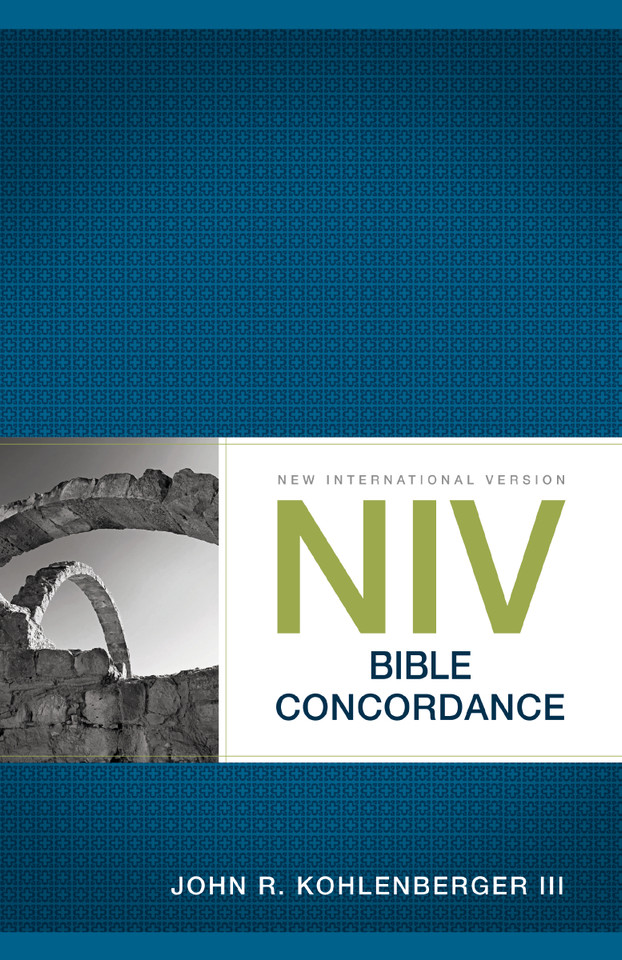 NIV Bible Concordance book cover by John R. Kohlenberger III