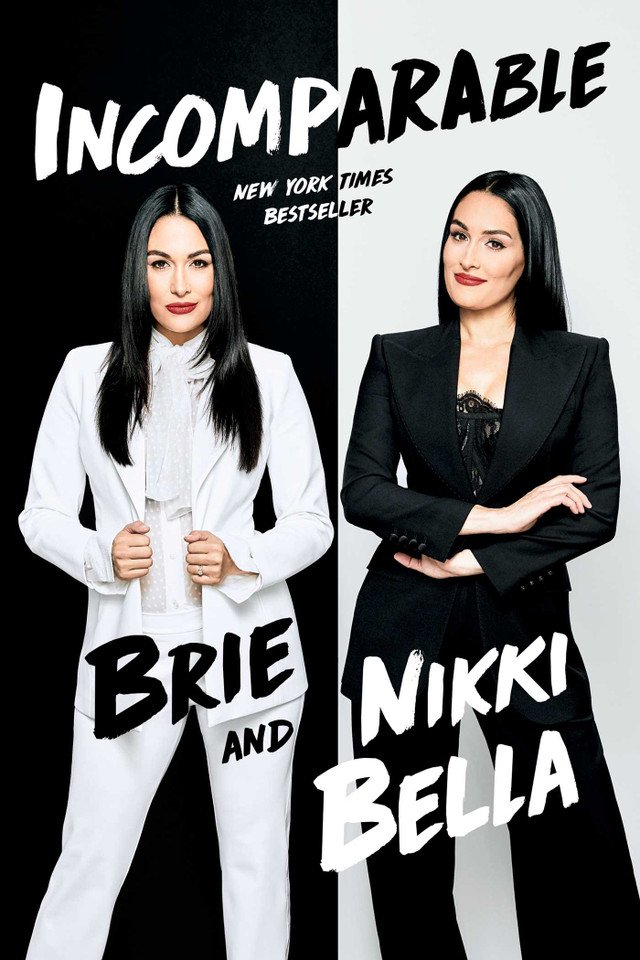 Incomparable book cover by Brie Bella, Nikki Bella