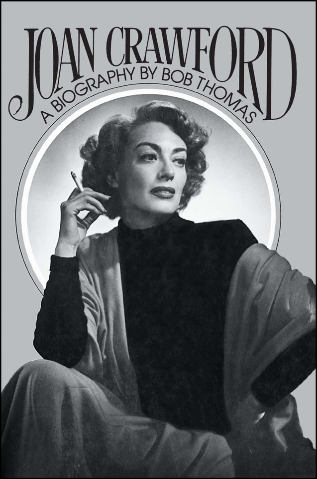 Joan Crawford book cover by Bob Thomas
