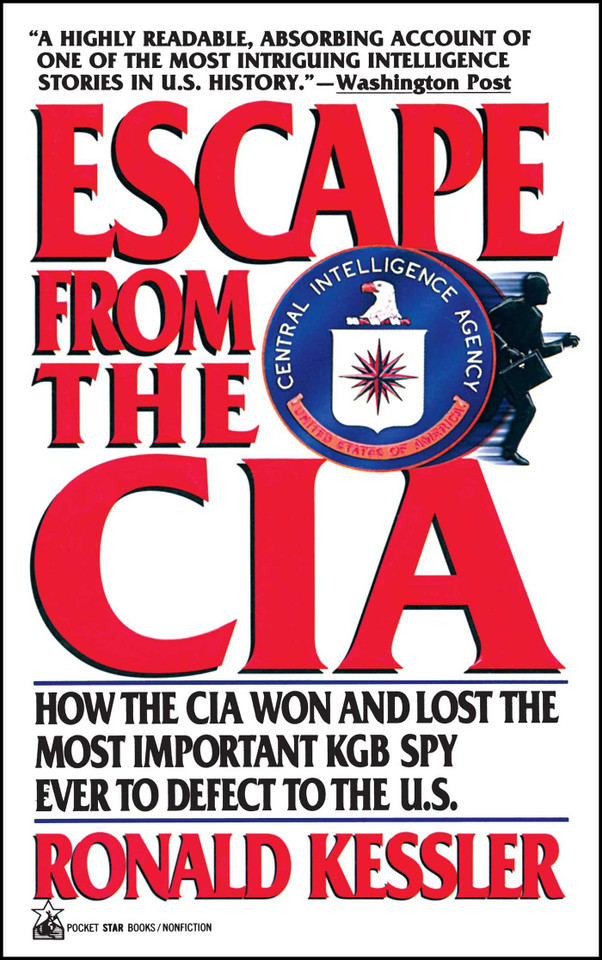 Escape from the CIA book cover by Ronald Kessler