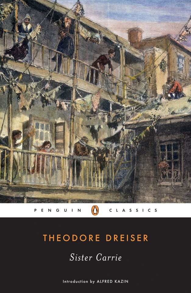 Sister Carrie book cover by Theodore Dreiser