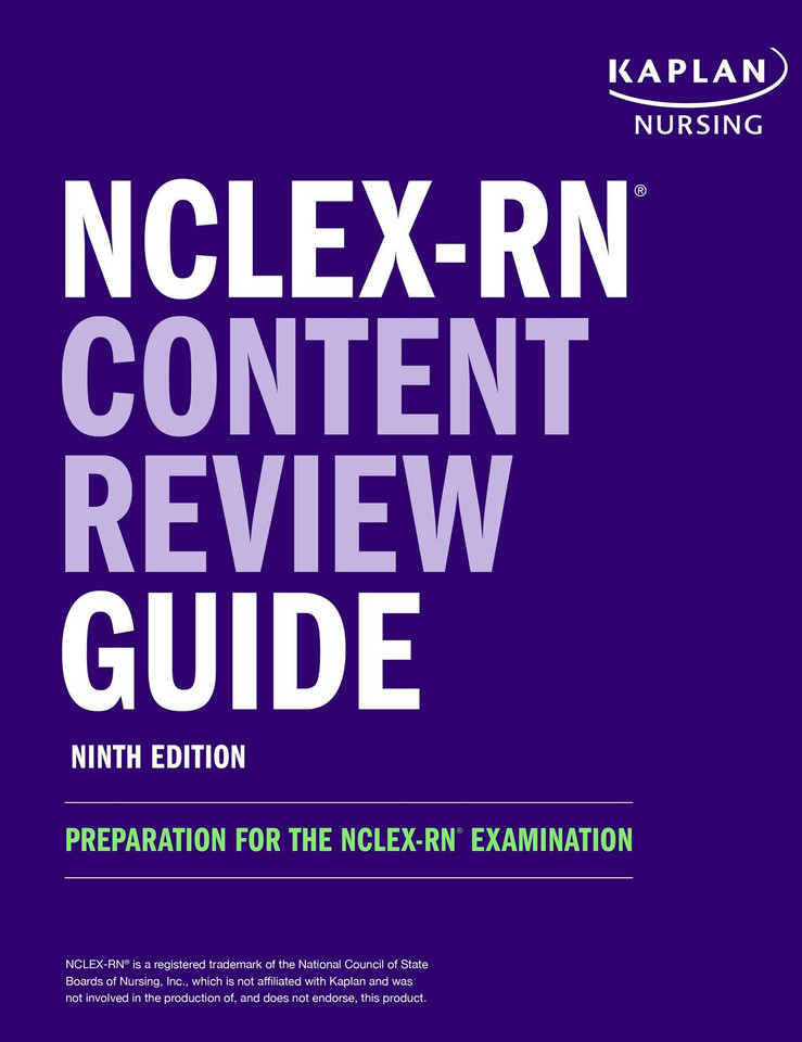 NCLEX-RN Content Review Guide: Preparation for the NCLEX-RN Examination (Kaplan Test Prep) book cover by Kaplan Nursing