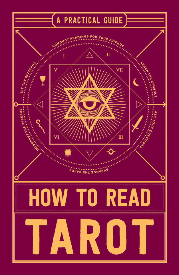 How to Read Tarot: A Practical Guide book cover by Adams Media