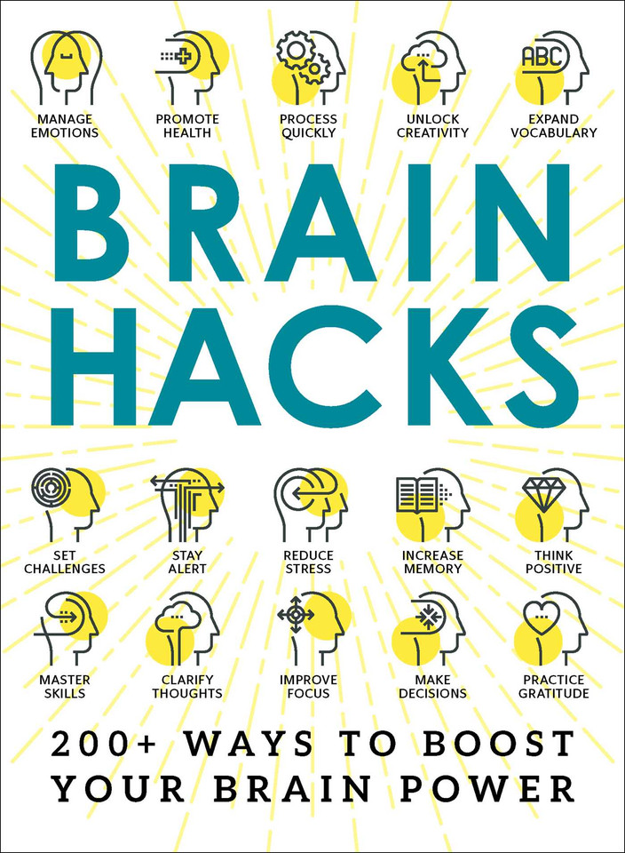 Brain Hacks: 200+ Ways to Boost Your Brain Power (Life Hacks Series) book cover by Adams Media