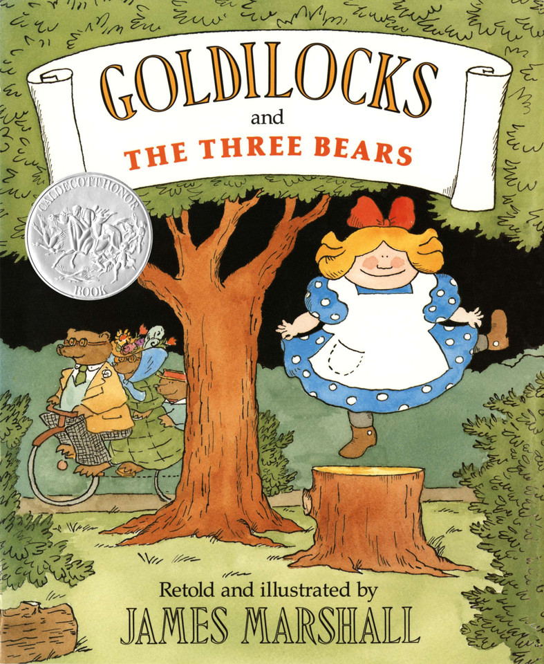 Goldilocks and the Three Bears book cover by James Marshall