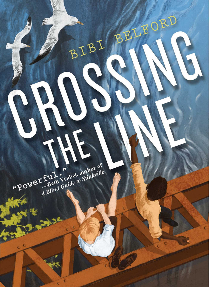 Crossing the Line book cover by Bibi Belford