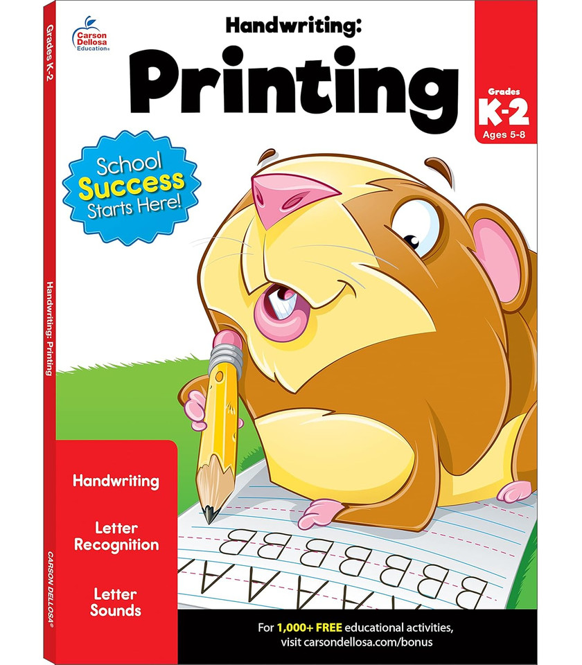 Handwriting: Printing Workbook [Paperback]